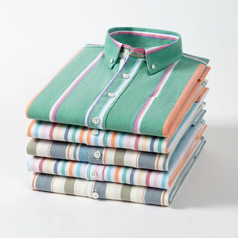 2025 100% Cotton Oxford Shirts - Oxford Cotton Casual Shirt Business ulasan dan harga