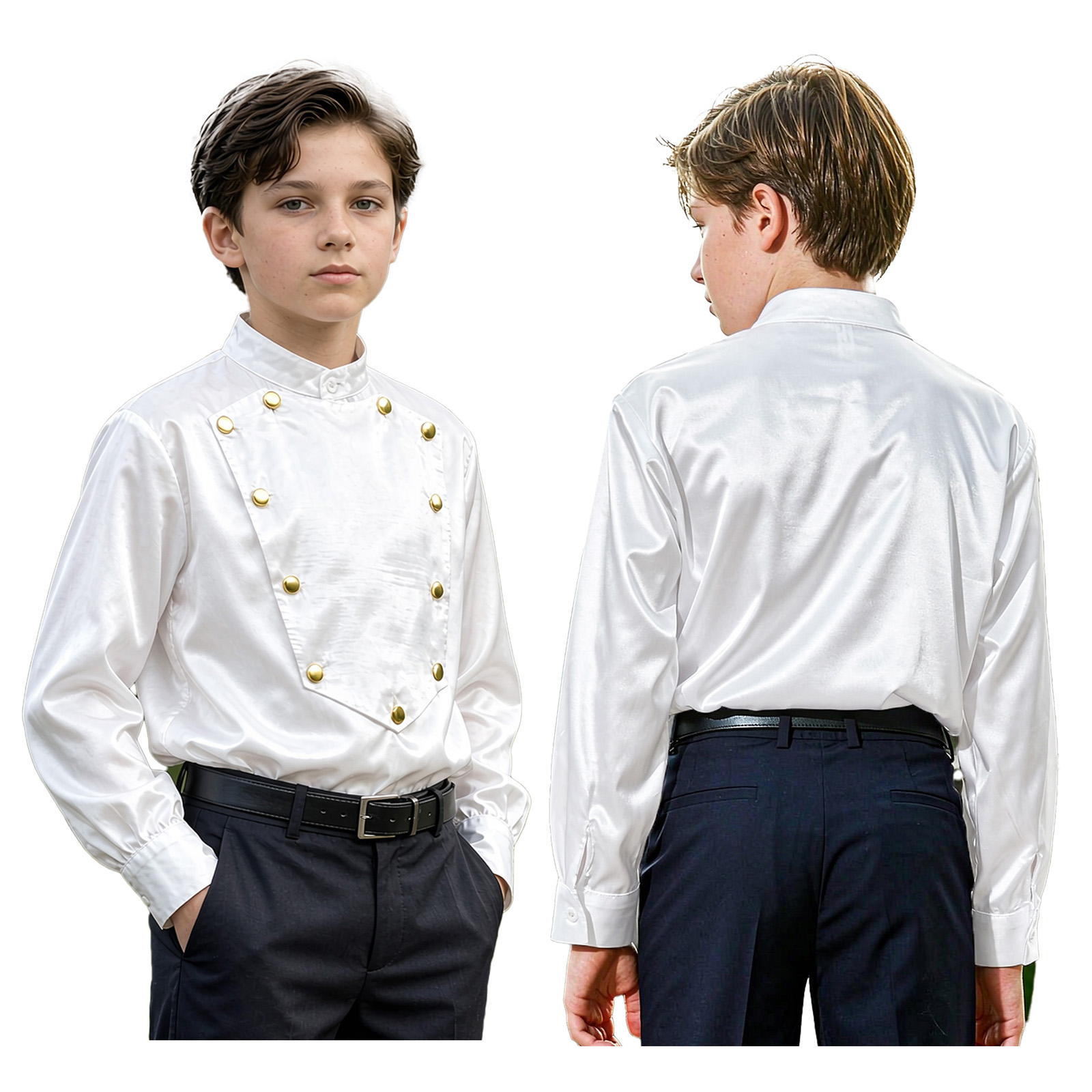 Boys Vintage Renaissance Shirt - Shirts ulasan dan harga