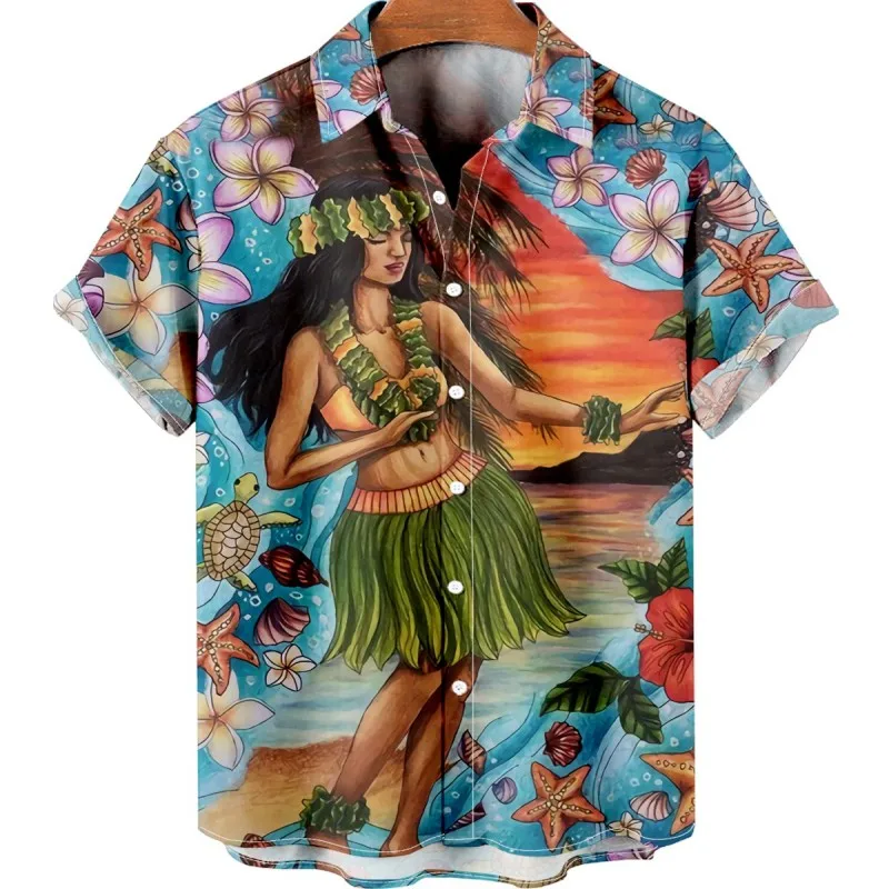 Mens Summer Hawaiian Floral Vi - Vintage Hawaiian Floral Shirt ulasan dan harga